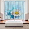 image:imageAmbesonne Geometric Kitchen Curtains Mosaic Motif with Traditional Fractal Forms Grid Graphic Print Window Drapes 2 Panel Set for Kitchen Cafe Decor 55 x 39 TurquoiseEggshell Blue