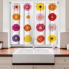 image:imageAmbesonne Geometric Kitchen Curtains Mosaic Motif with Traditional Fractal Forms Grid Graphic Print Window Drapes 2 Panel Set for Kitchen Cafe Decor 55 x 39 TurquoisePink Yellow