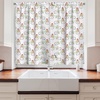 image:imageAmbesonne Geometric Kitchen Curtains Mosaic Motif with Traditional Fractal Forms Grid Graphic Print Window Drapes 2 Panel Set for Kitchen Cafe Decor 55 x 39 TurquoiseWhite Beige