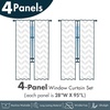 image:imageAmbesonne Geometric Window Curtains Patchwork Style Ornamental Squares with Various Polka Dots Stripes Lightweight Decorative 2Panel Set amp Rod Pocket Pair of  28 x 63 Avocado GreenSeafoam Jade Green Ivory