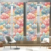 image:imageAmbesonne Geometric Window Curtains Patchwork Style Ornamental Squares with Various Polka Dots Stripes Lightweight Decorative 2Panel Set amp Rod Pocket Pair of  28 x 63 Avocado GreenBlush Mustard Blue