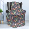 image:imageAmbesonne Gnome Soft Flannel Fleece Throw Blanket Nordic Tonttu Myth Finnish Creature Nisser Scandinavian Folklore Print Cozy Plush for Indoor and Outdoor Use 70 x 90 Grey RubyMustard and Multicolor