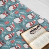 image:imageAmbesonne Gnome Soft Flannel Fleece Throw Blanket Nordic Tonttu Myth Finnish Creature Nisser Scandinavian Folklore Print Cozy Plush for Indoor and Outdoor Use 70 x 90 Grey RubyVermilion Grey and Slate Blue