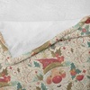 image:imageAmbesonne Gnome Soft Flannel Fleece Throw Blanket Nordic Tonttu Myth Finnish Creature Nisser Scandinavian Folklore Print Cozy Plush for Indoor and Outdoor Use 70 x 90 Grey RubyBeige Ruby and Green