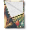 image:imageAmbesonne Gnome Soft Flannel Fleece Throw Blanket Nordic Tonttu Myth Finnish Creature Nisser Scandinavian Folklore Print Cozy Plush for Indoor and Outdoor Use 70 x 90 Grey RubyApricot Amber and Green