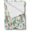 image:imageAmbesonne Gnome Soft Flannel Fleece Throw Blanket Nordic Tonttu Myth Finnish Creature Nisser Scandinavian Folklore Print Cozy Plush for Indoor and Outdoor Use 70 x 90 Grey RubyPale Mint Green and Vermilion