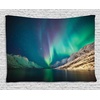 image:imageAmbesonne Grey and Yellow Tapestry Street Art Modern Grunge Abstract Design Squares Wide Wall Hanging for Bedroom Living Room Dorm 60 X 40 Charcoal Grey YellowJade Green