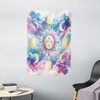 image:imageAmbesonne Grey and Yellow Tapestry Street Art Modern Grunge Abstract Design Squares Wide Wall Hanging for Bedroom Living Room Dorm 60 X 40 Charcoal Grey YellowPale Purple Blue and Cream