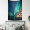 image:imageAmbesonne Grey and Yellow Tapestry Street Art Modern Grunge Abstract Design Squares Wide Wall Hanging for Bedroom Living Room Dorm 60 X 40 Charcoal Grey YellowJade Green