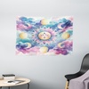 image:imageAmbesonne Grey and Yellow Tapestry Street Art Modern Grunge Abstract Design Squares Wide Wall Hanging for Bedroom Living Room Dorm 60 X 40 Charcoal Grey YellowPale Purple Blue and Cream