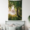 image:imageAmbesonne Grey and Yellow Tapestry Street Art Modern Grunge Abstract Design Squares Wide Wall Hanging for Bedroom Living Room Dorm 60 X 40 Charcoal Grey YellowBrown Green Dust