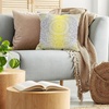 image:imageAmbesonne Grey and Yellow Throw Pillow Cushion Cover Abstract Grunge Style Brushstrokes Painting Style Decorative Square Accent Pillow Case 20 X 20 White CharcoalYellow Grey