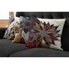 image:imageAmbesonne Grey and Yellow Throw Pillow Cushion Cover Abstract Grunge Style Brushstrokes Painting Style Decorative Square Accent Pillow Case 20 X 20 White CharcoalRaspberry Dark Blue Amber