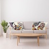image:imageAmbesonne Grey and Yellow Throw Pillow Cushion Cover Abstract Grunge Style Brushstrokes Painting Style Decorative Square Accent Pillow Case 20 X 20 White CharcoalRaspberry Dark Blue Amber