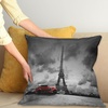 image:imageAmbesonne Grey and Yellow Throw Pillow Cushion Cover Abstract Grunge Style Brushstrokes Painting Style Decorative Square Accent Pillow Case 20 X 20 White CharcoalDark Grey