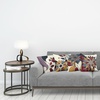image:imageAmbesonne Grey and Yellow Throw Pillow Cushion Cover Abstract Grunge Style Brushstrokes Painting Style Decorative Square Accent Pillow Case 20 X 20 White CharcoalRaspberry Dark Blue Amber