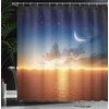 image:imageAmbesonne Indie Shower Curtain Hand Drawn Dressed up Walrus Animal Long Teeth Smoking Antromorphic Sketch Art Cloth Fabric Bathroom Decor Set with Hooks 69 W x 70 L White BlackNavy Yellow Orange
