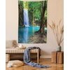 image:imageAmbesonne Landscape Tapestry American City Sunset over Manhattan and Brooklyn Bridge Cityscape Picture Print Wall Hanging for Bedroom Living Room Dorm Decor 40 X 60 Blue OrangeTurquoise Green Brown