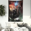 image:imageAmbesonne Landscape Tapestry American City Sunset over Manhattan and Brooklyn Bridge Cityscape Picture Print Wall Hanging for Bedroom Living Room Dorm Decor 40 X 60 Blue OrangeCharcoal Grey Burnt Sienna