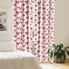image:imageAmbesonne Leaf Curtains Colorful Fall Autumn Leaves on White Background Seasonal Design Modern Art Window Treatments 2 Panel Set for Living Room Bedroom Pair of  28 x 84 Red Orange YellowVermilion White Black