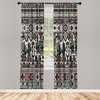 image:imageAmbesonne Leaf Curtains Colorful Fall Autumn Leaves on White Background Seasonal Design Modern Art Window Treatments 2 Panel Set for Living Room Bedroom Pair of  28 x 84 Red Orange YellowWhite Green Multicolor