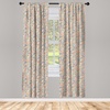 image:imageAmbesonne Leaf Curtains Colorful Fall Autumn Leaves on White Background Seasonal Design Modern Art Window Treatments 2 Panel Set for Living Room Bedroom Pair of  28 x 84 Red Orange YellowPastel Ivory