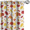 image:imageAmbesonne Leaf Curtains Colorful Fall Autumn Leaves on White Background Seasonal Design Modern Art Window Treatments 2 Panel Set for Living Room Bedroom Pair of  28 x 84 Red Orange YellowRed Orange Yellow