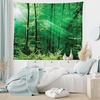 image:imageAmbesonne Leaf Tapestry Exotic Fantasy Hawaiian Tropical Palm Leaves Floral Graphic Art Print Wide Wall Hanging for Bedroom Living Room Dorm 60 X 40 Green WhiteWhite Green