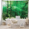 image:imageAmbesonne Leaf Tapestry Exotic Fantasy Hawaiian Tropical Palm Leaves Floral Graphic Art Print Wide Wall Hanging for Bedroom Living Room Dorm 60 X 40 Green WhiteWhite Green