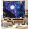 image:imageAmbesonne Leaf Tapestry Exotic Fantasy Hawaiian Tropical Palm Leaves Floral Graphic Art Print Wide Wall Hanging for Bedroom Living Room Dorm 60 X 40 Green WhiteMagenta Indigo