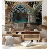 image:imageAmbesonne Leaf Tapestry Exotic Fantasy Hawaiian Tropical Palm Leaves Floral Graphic Art Print Wide Wall Hanging for Bedroom Living Room Dorm 60 X 40 Green WhiteTaupe Green