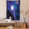 image:imageAmbesonne Leaf Tapestry Exotic Fantasy Hawaiian Tropical Palm Leaves Floral Graphic Art Print Wide Wall Hanging for Bedroom Living Room Dorm 60 X 40 Green WhiteMagenta Indigo