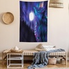 image:imageAmbesonne Leaf Tapestry Exotic Fantasy Hawaiian Tropical Palm Leaves Floral Graphic Art Print Wide Wall Hanging for Bedroom Living Room Dorm 60 X 40 Green WhiteMagenta Indigo