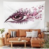 image:imageAmbesonne Leaf Tapestry Exotic Fantasy Hawaiian Tropical Palm Leaves Floral Graphic Art Print Wide Wall Hanging for Bedroom Living Room Dorm 60 X 40 Green WhiteWhite Pink