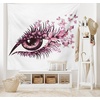 image:imageAmbesonne Leaf Tapestry Exotic Fantasy Hawaiian Tropical Palm Leaves Floral Graphic Art Print Wide Wall Hanging for Bedroom Living Room Dorm 60 X 40 Green WhiteWhite Pink