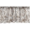 image:imageAmbesonne Leaf Window Valance Vintage Retro 60s Seem Banana Palm Tree Leaves Flowers Hibiscus Curtain Valance for Kitchen Bedroom Decor with Rod Pocket 54 X 18 Caramel BurgundyBrown White