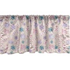 image:imageAmbesonne Leaf Window Valance Vintage Retro 60s Seem Banana Palm Tree Leaves Flowers Hibiscus Curtain Valance for Kitchen Bedroom Decor with Rod Pocket 54 X 18 Caramel BurgundyLavender Teal Beige