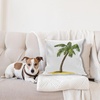 image:imageAmbesonne Lifestyle Throw Pillow Cushion Cover Live Life in Full of Blooms Words with Floral Violets Print Decorative Square Accent Pillow Case 20 X 20 Purple and YellowGreen Brown