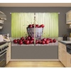 image:imageAmbesonne Lime Green Kitchen Curtains Triangles Geometry Modern Digital Pyramids Soft Graphic Window Drapes 2 Panel Set for Kitchen Cafe Decor 55 x 39 Pale and Fern GreenRed Green