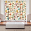 image:imageAmbesonne Lime Green Kitchen Curtains Triangles Geometry Modern Digital Pyramids Soft Graphic Window Drapes 2 Panel Set for Kitchen Cafe Decor 55 x 39 Pale and Fern GreenCream Orange
