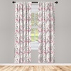 image:imageAmbesonne Mandala Curtains Vibrant Yellow Mandala with Floral Framework Petals Boho Window Treatments 2 Panel Set for Living Room Bedroom Pair of  28 x 84 Black YellowPink Black