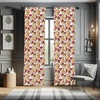 image:imageAmbesonne Mandala Curtains Vibrant Yellow Mandala with Floral Framework Petals Boho Window Treatments 2 Panel Set for Living Room Bedroom Pair of  28 x 84 Black YellowPale Maroon Apricot and Green
