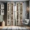 image:imageAmbesonne Mandala Curtains Vibrant Yellow Mandala with Floral Framework Petals Boho Window Treatments 2 Panel Set for Living Room Bedroom Pair of  28 x 84 Black YellowPale Camel Blue Grey