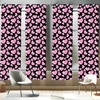 image:imageAmbesonne Mid Century Curtains Mosaic of Various Shapes and Colors Modern Style Complex and Grid Window Treatments 2 Panel Set for Living Room Bedroom Pair of  28 x 84 Blue OrangePink and Black