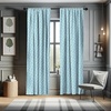image:imageAmbesonne Mid Century Curtains Mosaic of Various Shapes and Colors Modern Style Complex and Grid Window Treatments 2 Panel Set for Living Room Bedroom Pair of  28 x 84 Blue OrangeBaby Blue