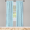 image:imageAmbesonne Mid Century Curtains Mosaic of Various Shapes and Colors Modern Style Complex and Grid Window Treatments 2 Panel Set for Living Room Bedroom Pair of  28 x 84 Blue OrangeBaby Blue