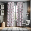 image:imageAmbesonne Mid Century Curtains Mosaic of Various Shapes and Colors Modern Style Complex and Grid Window Treatments 2 Panel Set for Living Room Bedroom Pair of  28 x 84 Blue OrangeRose Pink