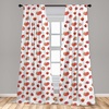 image:imageAmbesonne Mid Century Curtains Mosaic of Various Shapes and Colors Modern Style Complex and Grid Window Treatments 2 Panel Set for Living Room Bedroom Pair of  28 x 84 Blue OrangeBlue Vermilion