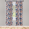 image:imageAmbesonne Mid Century Curtains Mosaic of Various Shapes and Colors Modern Style Complex and Grid Window Treatments 2 Panel Set for Living Room Bedroom Pair of  28 x 84 Blue OrangeBlue Orange