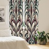 image:imageAmbesonne Mid Century Curtains Mosaic of Various Shapes and Colors Modern Style Complex and Grid Window Treatments 2 Panel Set for Living Room Bedroom Pair of  28 x 84 Blue OrangeGreen Maroon Eggshell